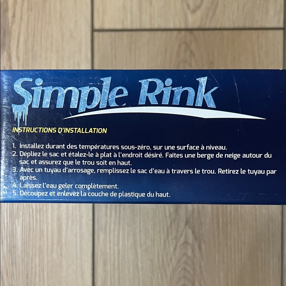 BNIB - Simple Rink Backyard Skating Kit for One Season - Picture 6 of 12
